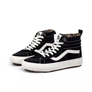 VANS SK8-HI MTE-1 SHOES Sneakers Suede Black Leopard Size 7.5 Womens / 6 Mens